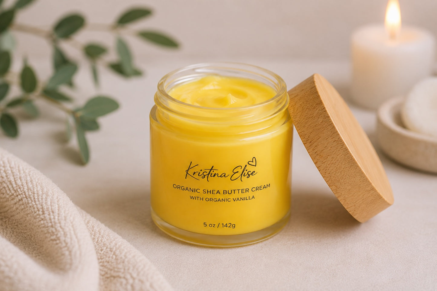 NEW! Organic Shea Butter Cream
