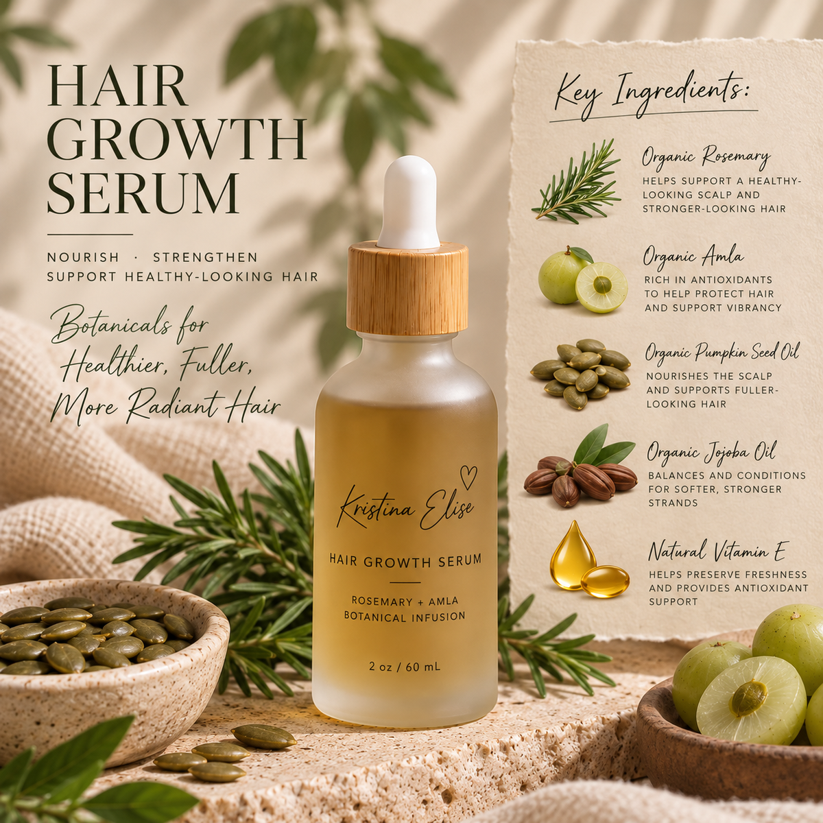 NEW! Hair Growth Serum (pre-order)