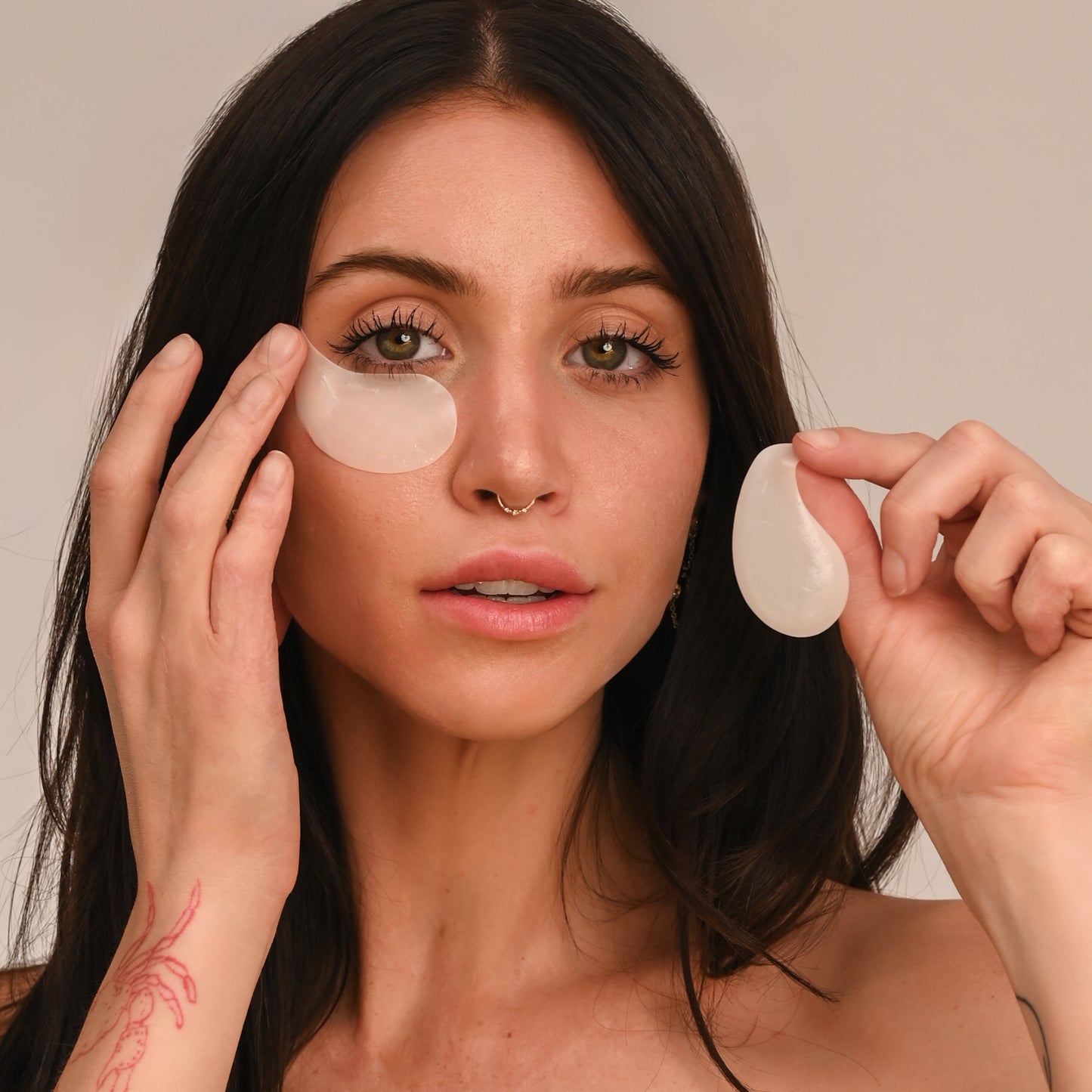 Castor Oil and Frankincense Resin Under Eye Patches