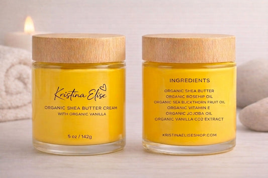 NEW! Organic Shea Butter Cream